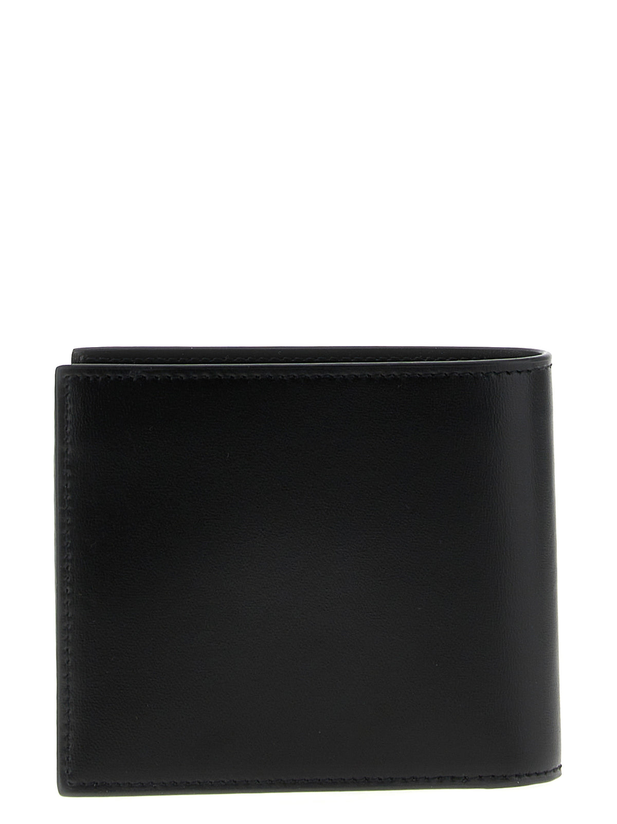 Portefeuille Saint Laurent en cuir de veau noir