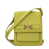 Sac bandoulière en cuir vert Versace