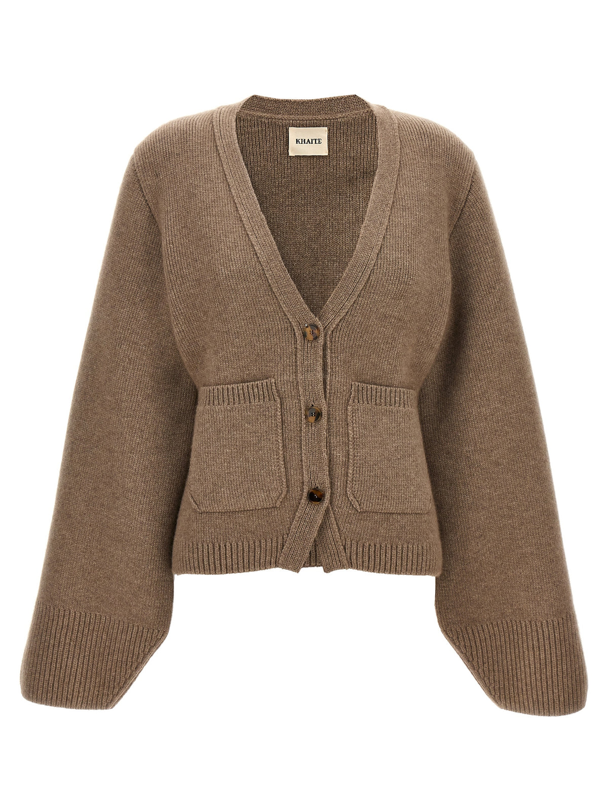 Cardigan en cachemire marron Khaite
