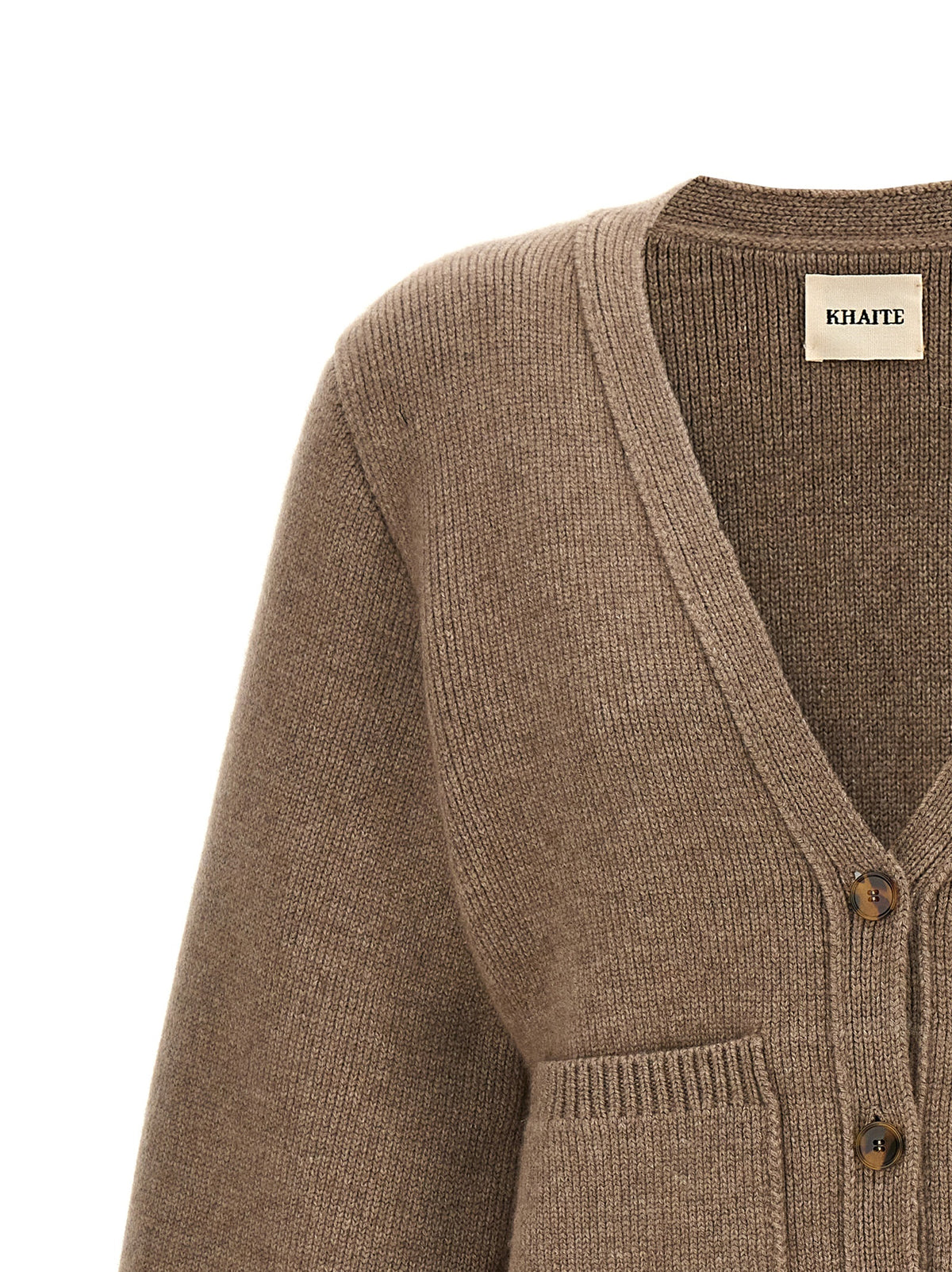 Cardigan en cachemire marron Khaite