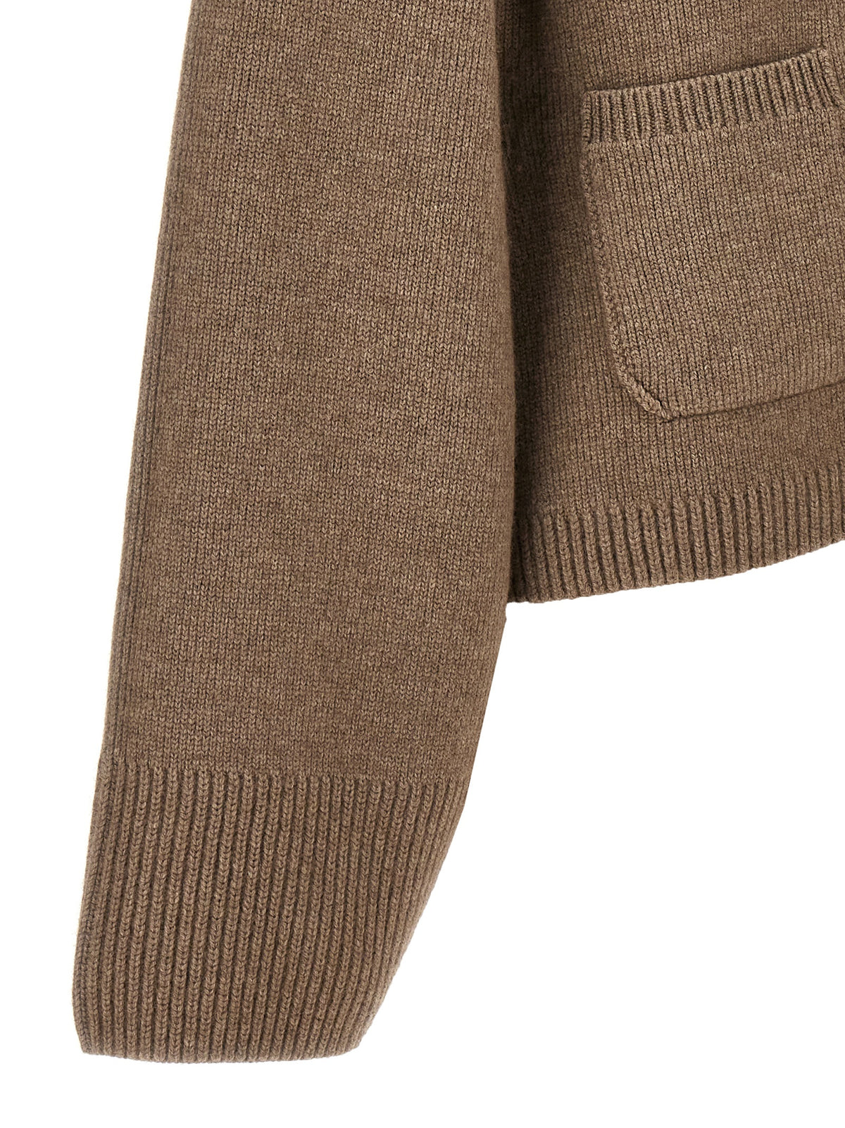 Cardigan en cachemire marron Khaite