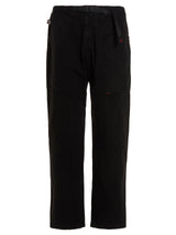 Pantalon Cargo en Coton Noir Gramicci