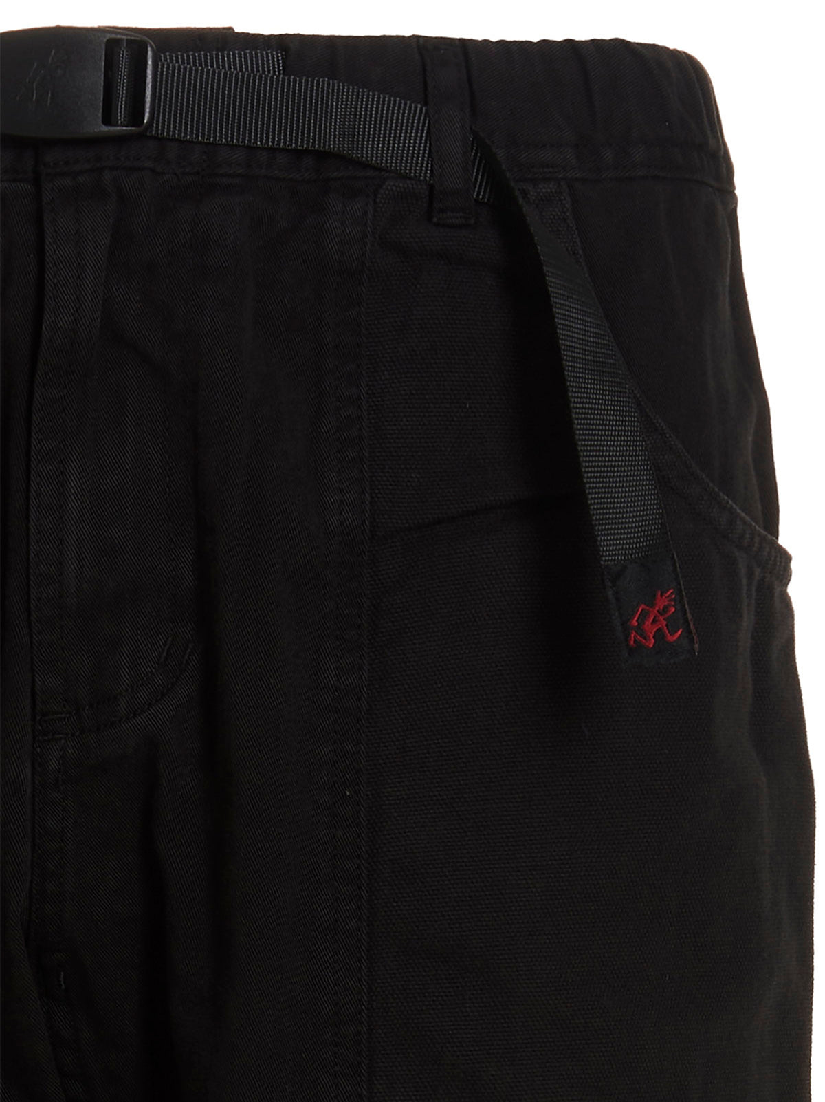 Pantalon Cargo en Coton Noir Gramicci