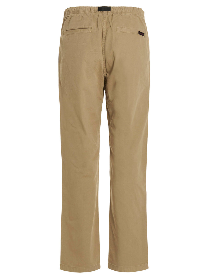 Pantalon décontracté en coton beige Gramicci