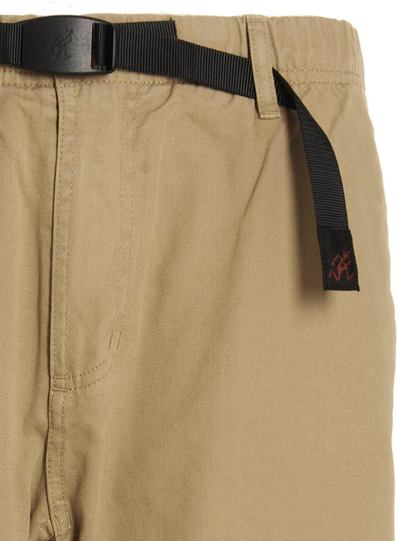 Pantalon décontracté en coton beige Gramicci