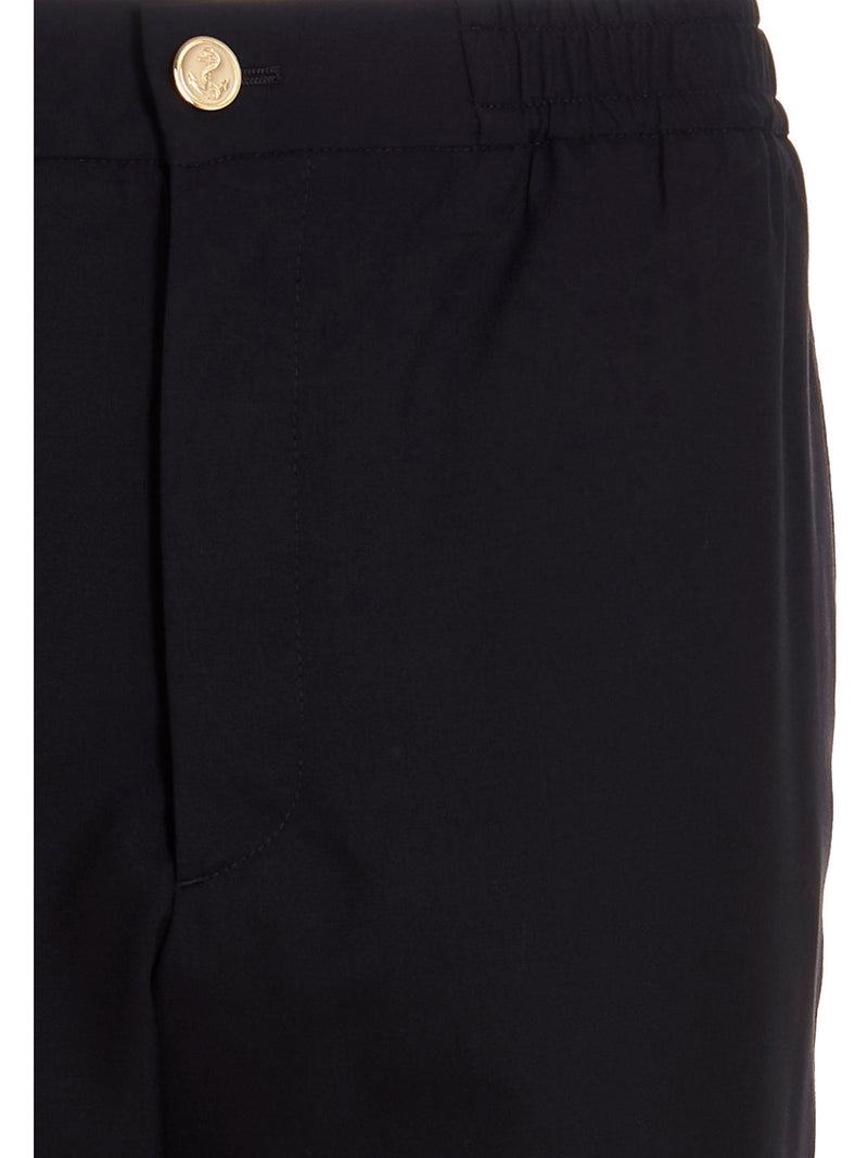 Pantalon de survêtement Thom Browne en laine bleue