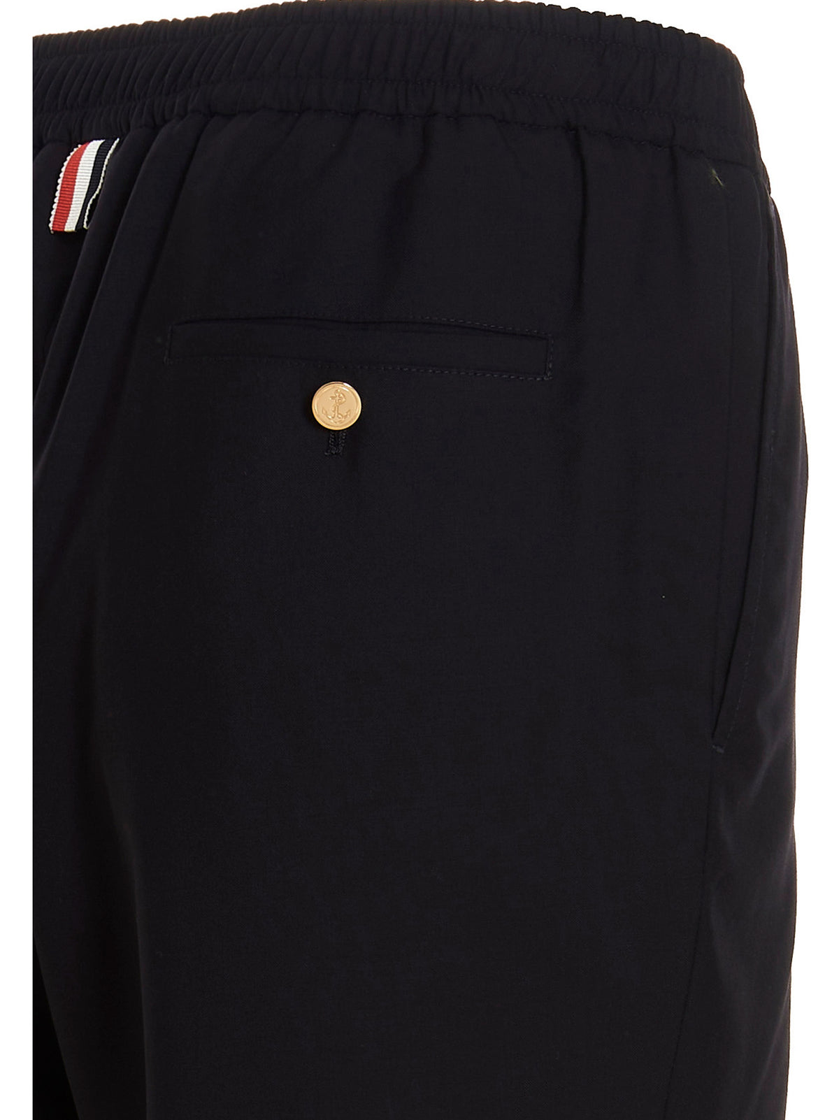 Thom Browne Blue Wool Athletic Pants