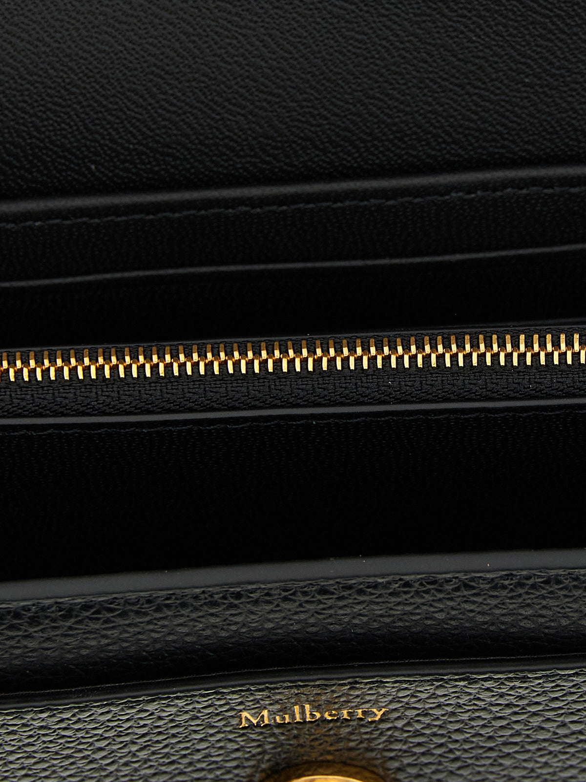 Mulberry Darley Black Bovine Leather Cardholder