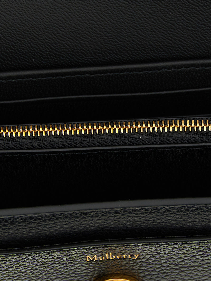Mulberry Darley Black Bovine Leather Cardholder