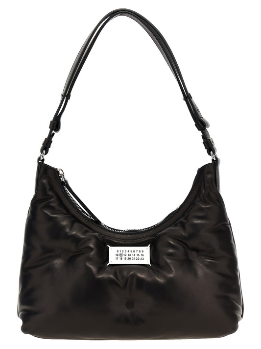 Maison Margiela Glam Slam Black Lamb Leather Shoulder Bag