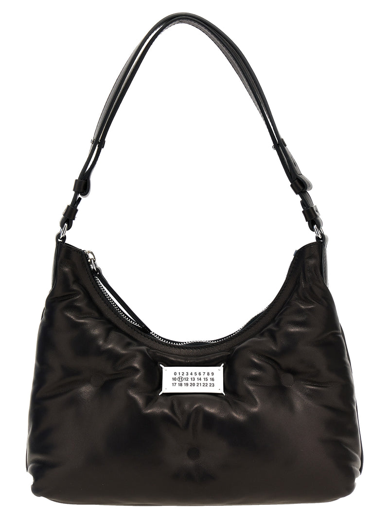 Maison Margiela Glam Slam Black Lamb Leather Shoulder Bag