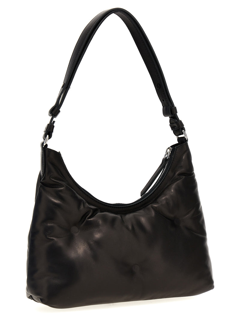 Maison Margiela Glam Slam Black Lamb Leather Shoulder Bag