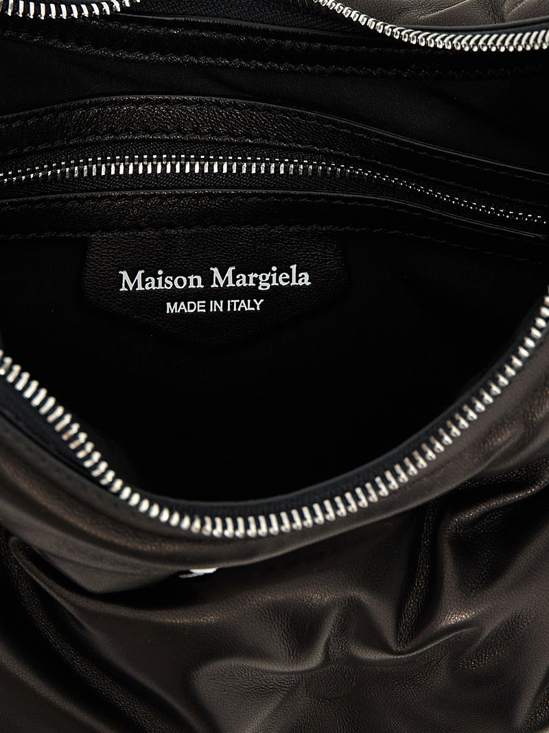 Maison Margiela Glam Slam Black Lamb Leather Shoulder Bag