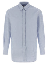 Golden Goose Blue Cotton Blouse