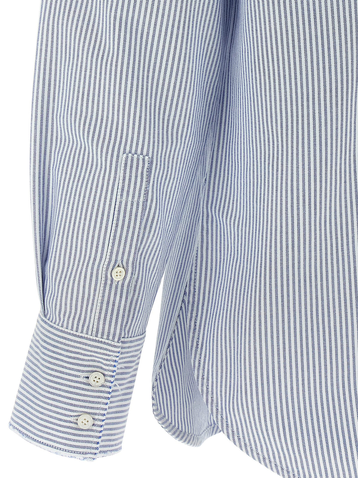 Golden Goose Blue Cotton Blouse