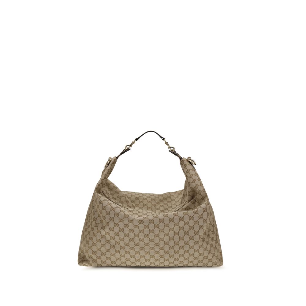 Sac bandoulière Gucci en tissu beige