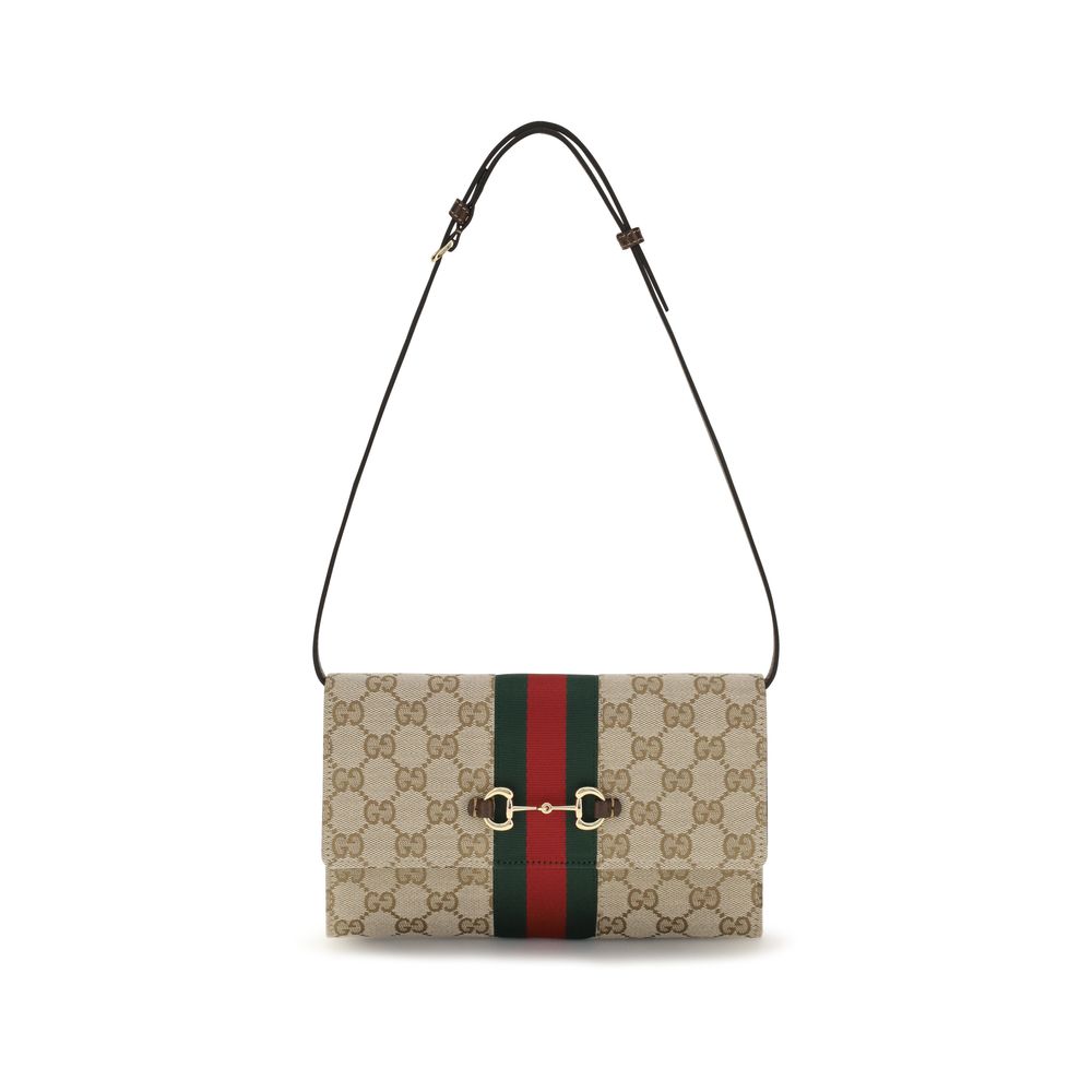 Gucci Brown Fabric Wallet