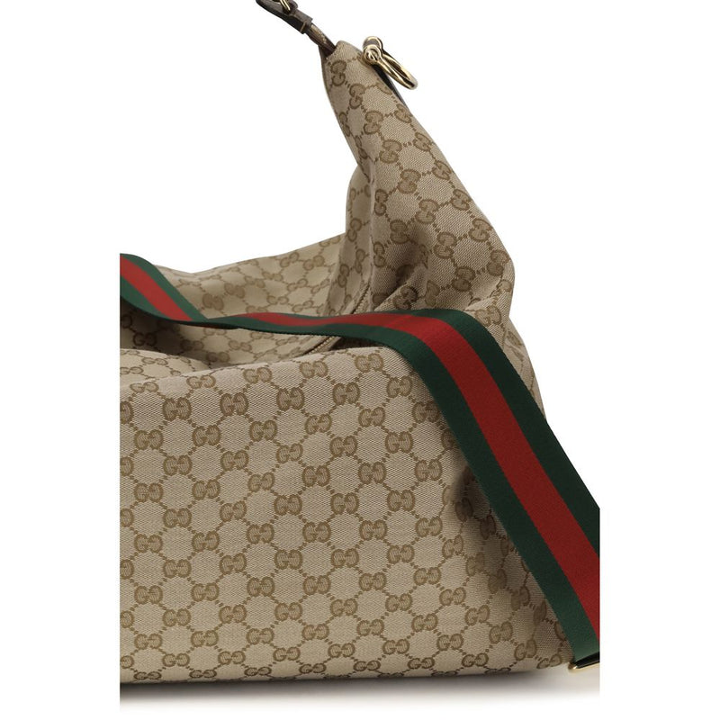 Sac bandoulière Gucci en tissu beige