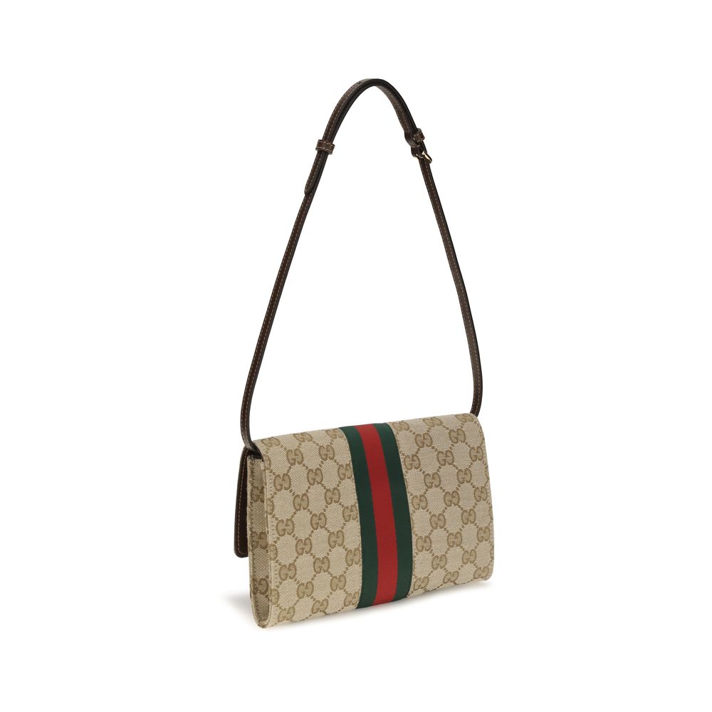 Gucci Brown Fabric Wallet