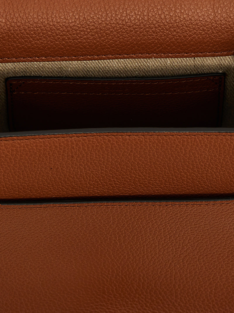 Chloé Brown Lamb Leather Crossbody Bag