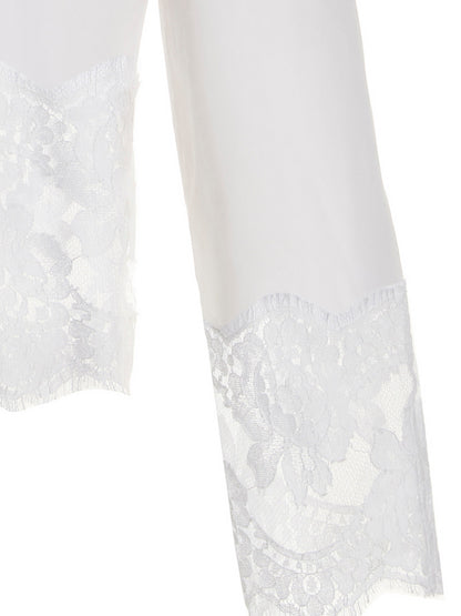 Dolce & Gabbana White Cotton Blouse