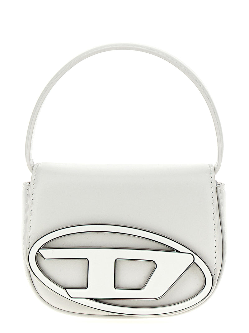 Sac à main en cuir de vachette blanc Diesel