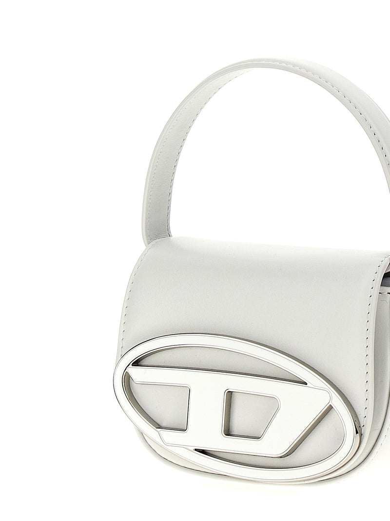 Sac à main en cuir de vachette blanc Diesel