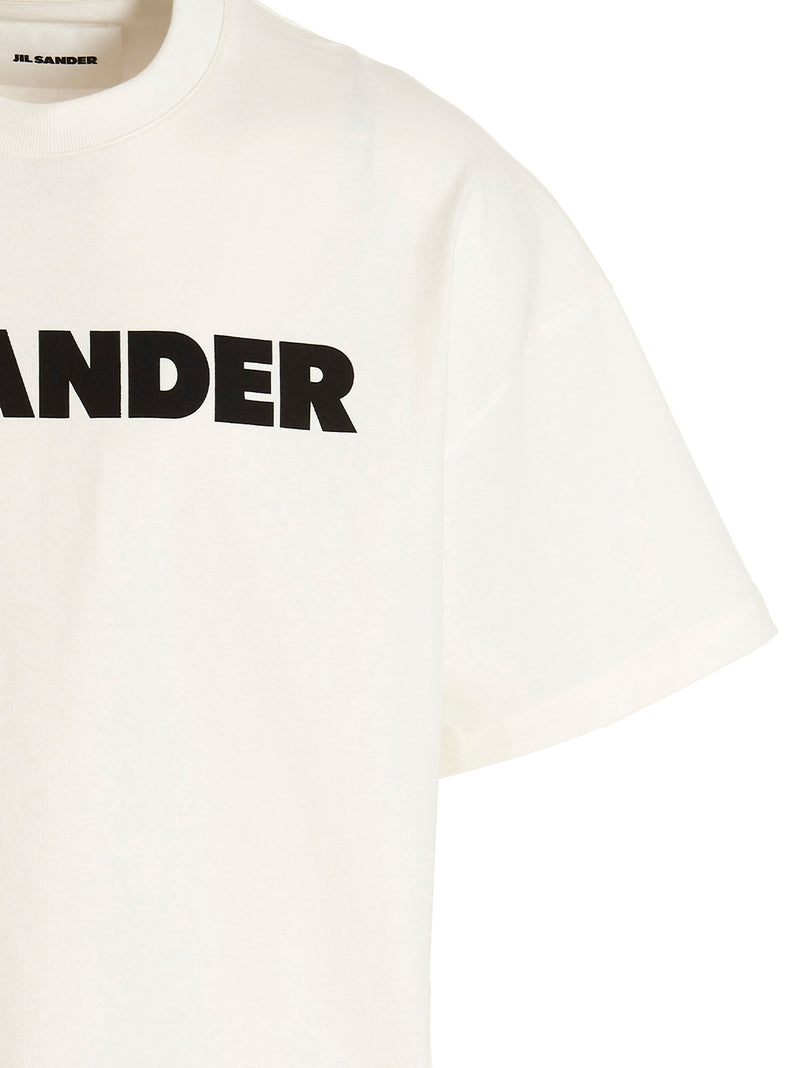 T-shirt bicolore en coton Jil Sander