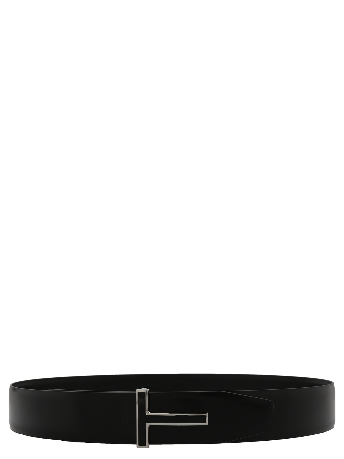 Tom Ford Black Calfskin Regular Belt - Luxurious Style
