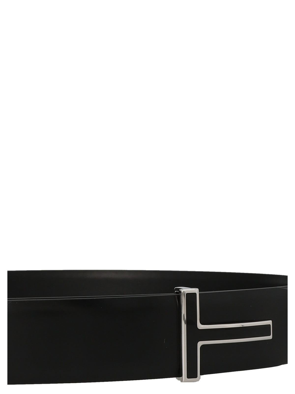 Tom Ford Black Calfskin Regular Belt - Luxurious Style