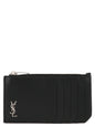 Saint Laurent Black Calfskin Cardholder