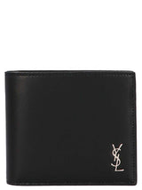 Saint Laurent Black Calfskin Wallet - East/West Design