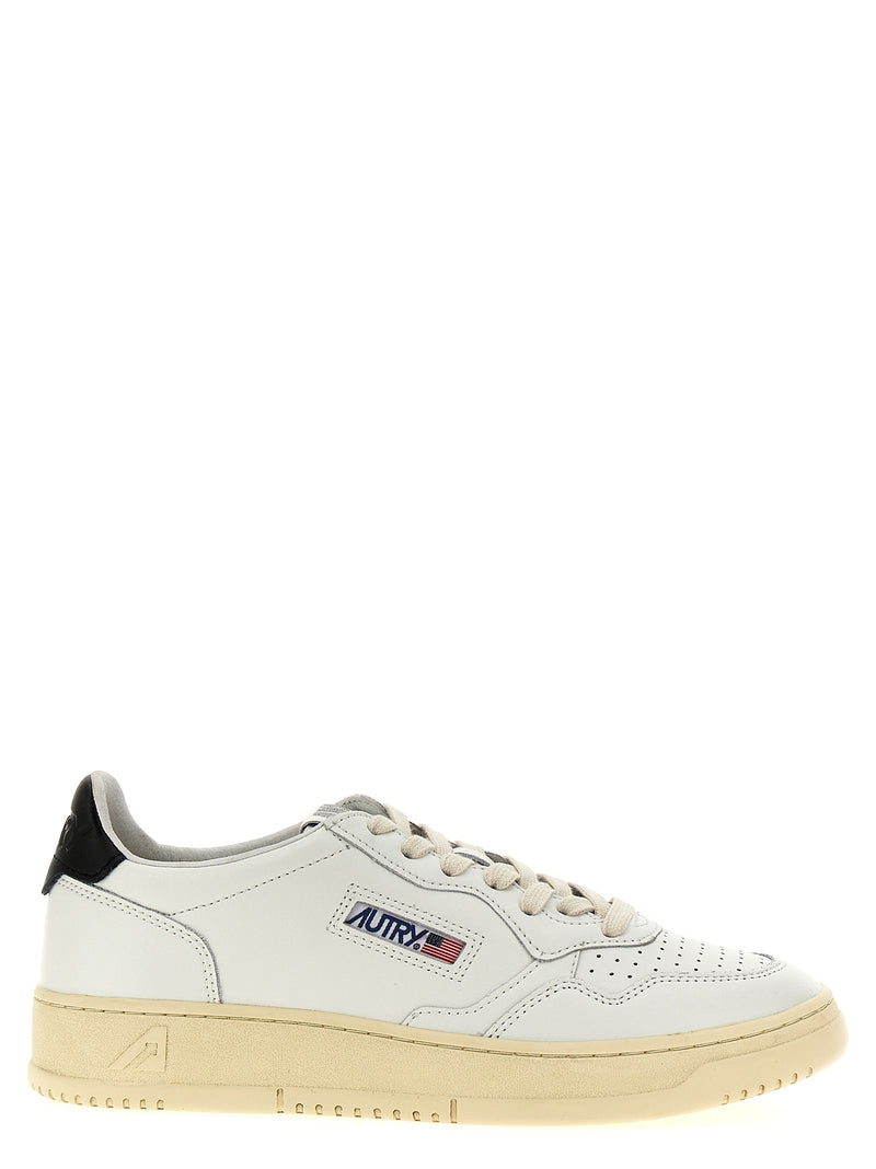 Autry Bicolor Calfskin Low Top Sneakers