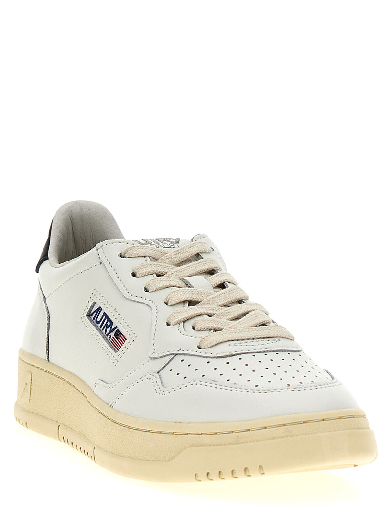 Autry Bicolor Calfskin Low Top Sneakers