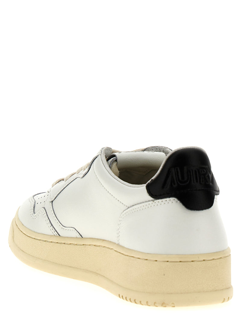 Autry Bicolor Calfskin Low Top Sneakers