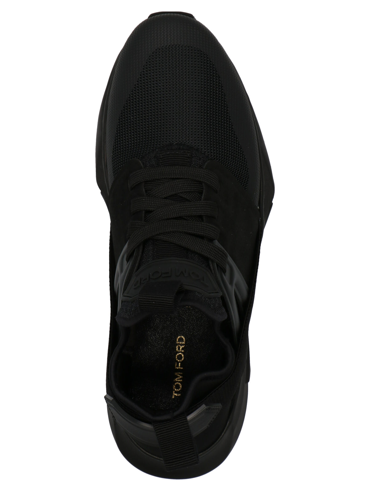 Tom Ford Black Polyethylene Athletic Sneakers