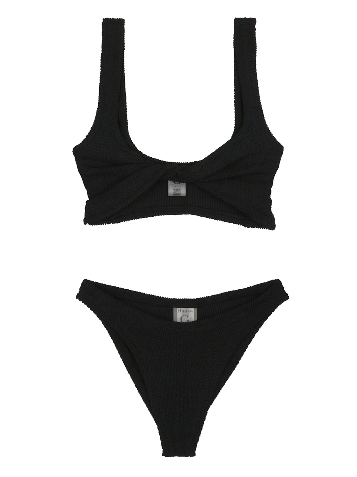 Hunza G June Black Nylon Bikini - Stylish Swimwear for Women