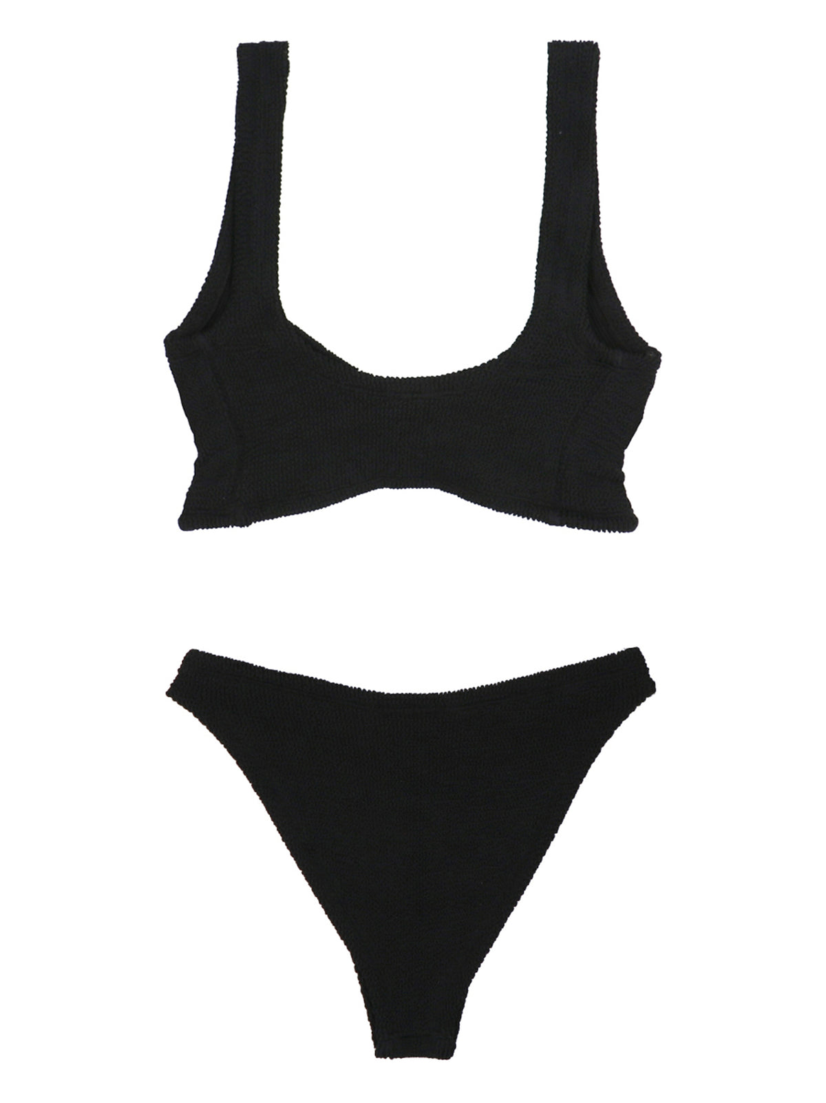 Hunza G June Black Nylon Bikini - Stylish Swimwear for Women