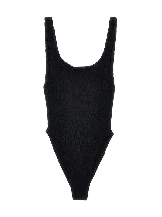 Maillot de bain une pièce Hunza G en polyamide noir