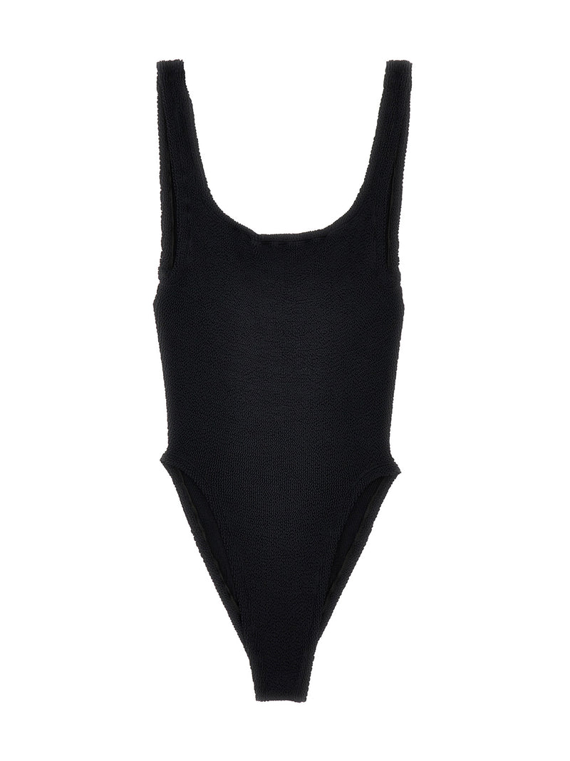 Maillot de bain une pièce Hunza G en polyamide noir