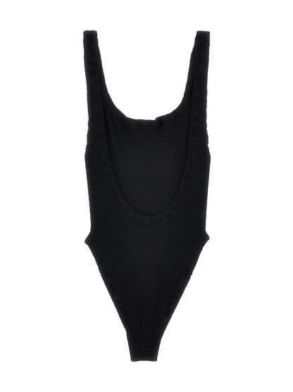 Hunza G Black Polyamide One-Piece Swimsuit
