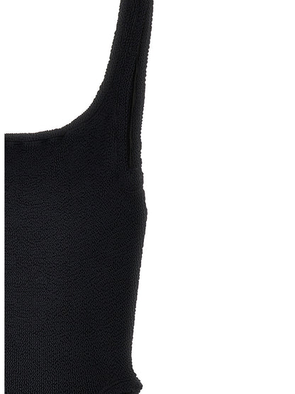 Hunza G Black Polyamide One-Piece Swimsuit