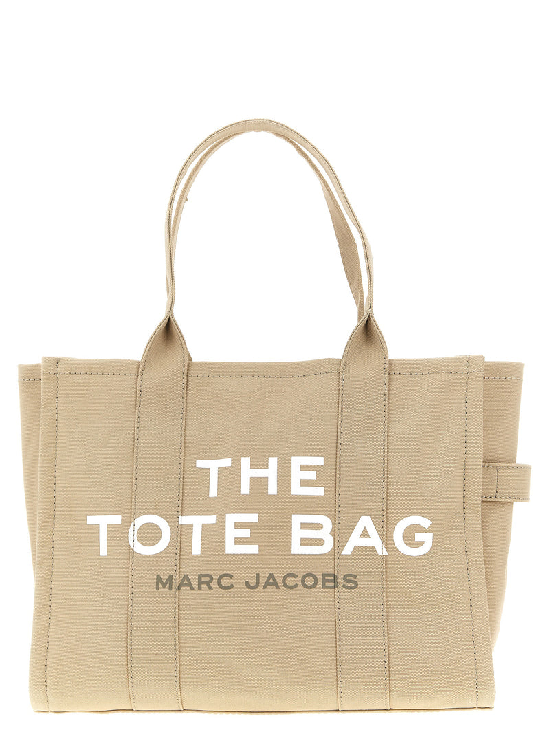 Marc Jacobs Beige Canvas Large Tote Bag - Stylish & Practical