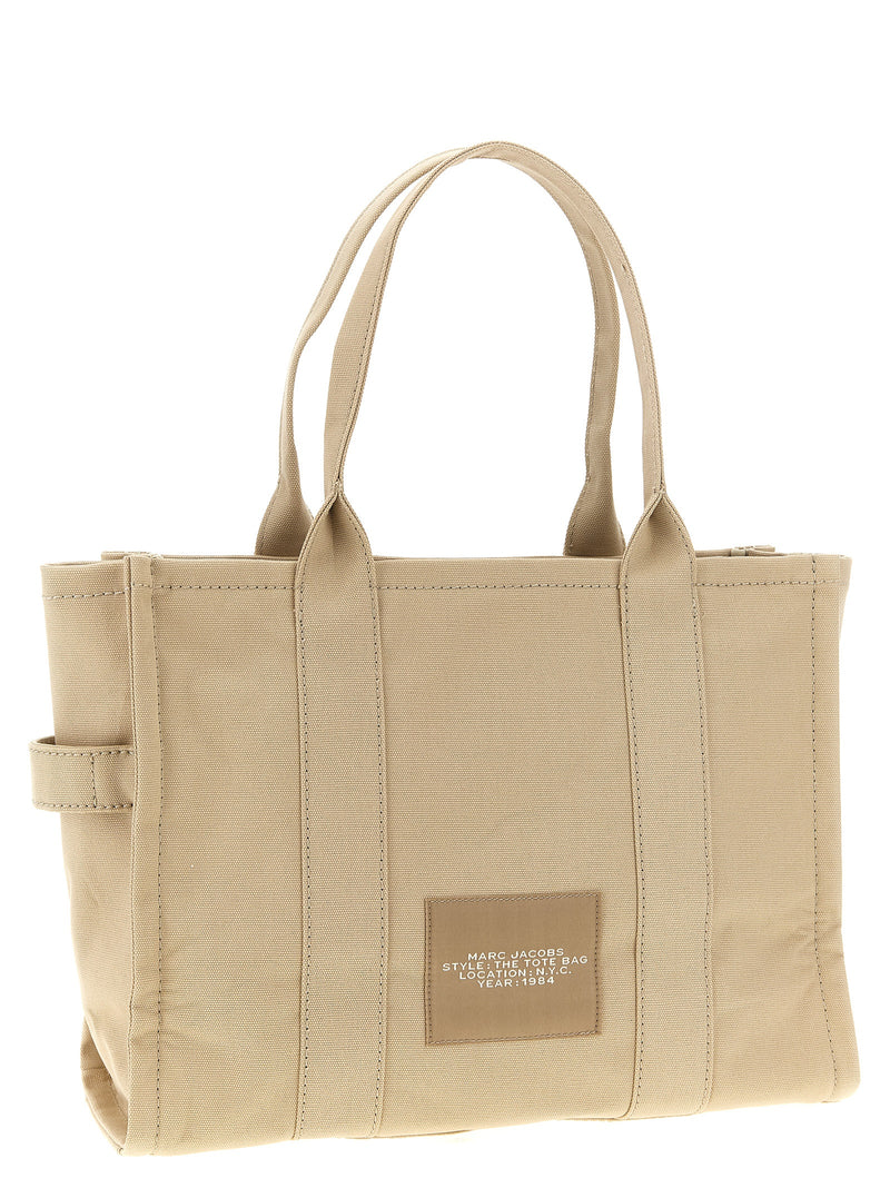 Marc Jacobs Beige Canvas Large Tote Bag - Stylish & Practical