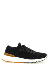 Brunello Cucinelli Black Running Sock Athletic Sneakers