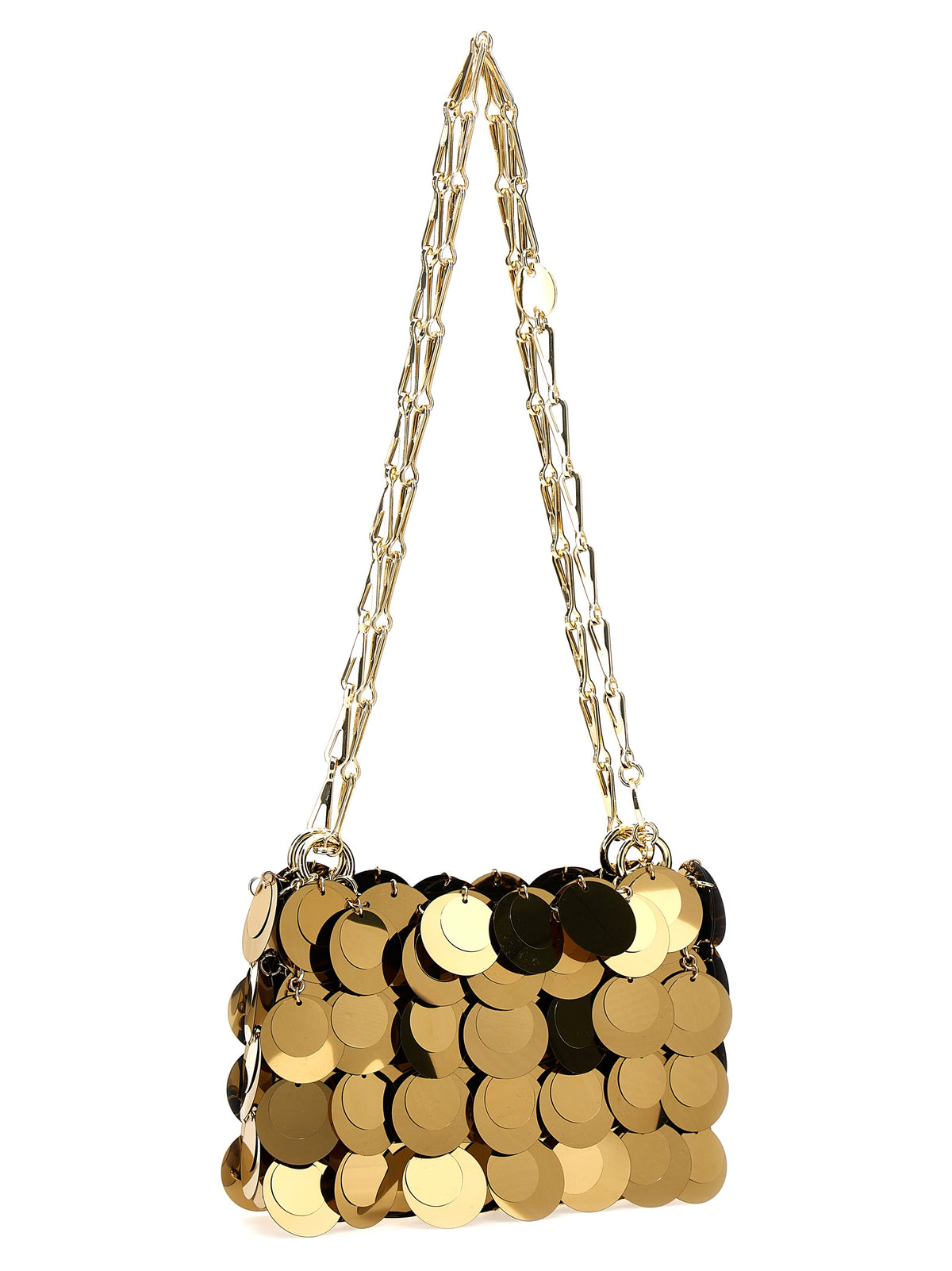 Paco Rabanne Sparkle Nano Gold Handbag