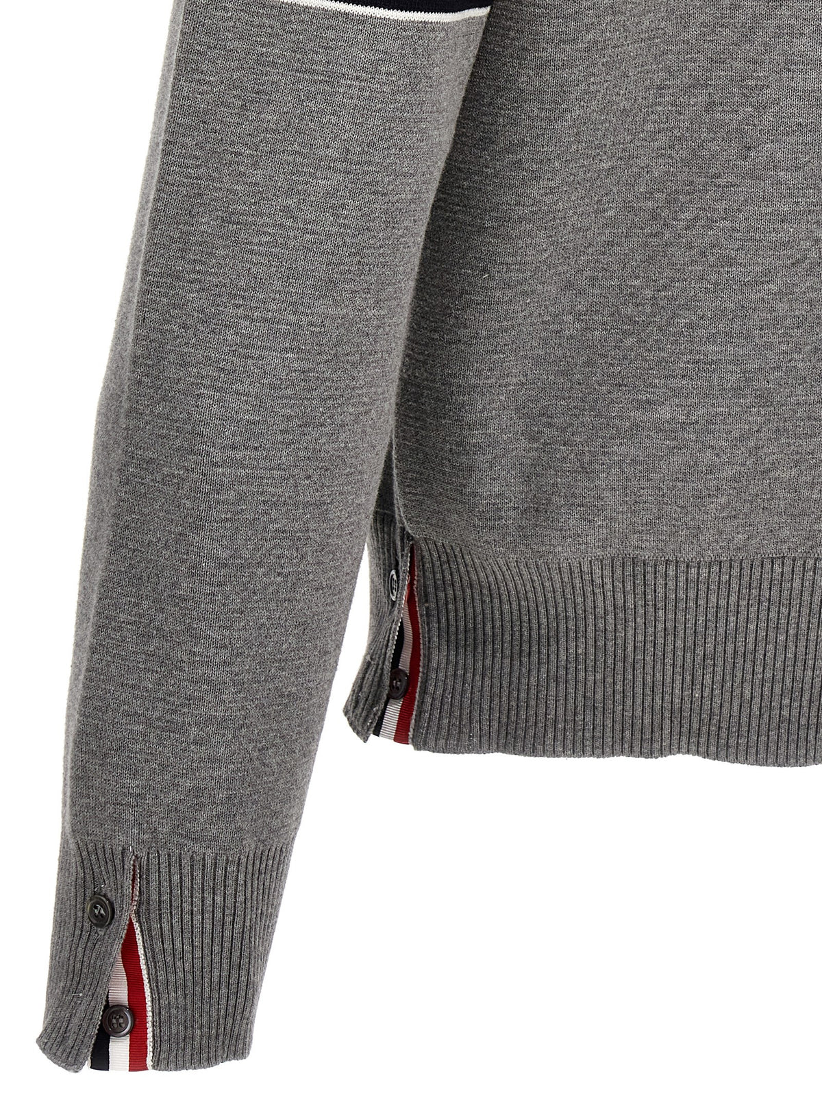 Gilet en coton gris Thom Browne