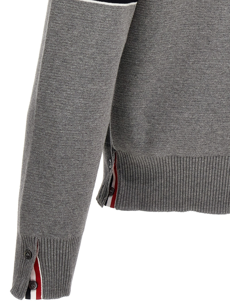 Gilet en coton gris Thom Browne