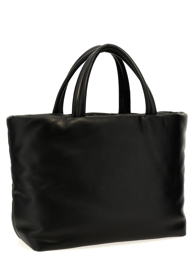 Saint Laurent Black Lamb Leather Tote Bag