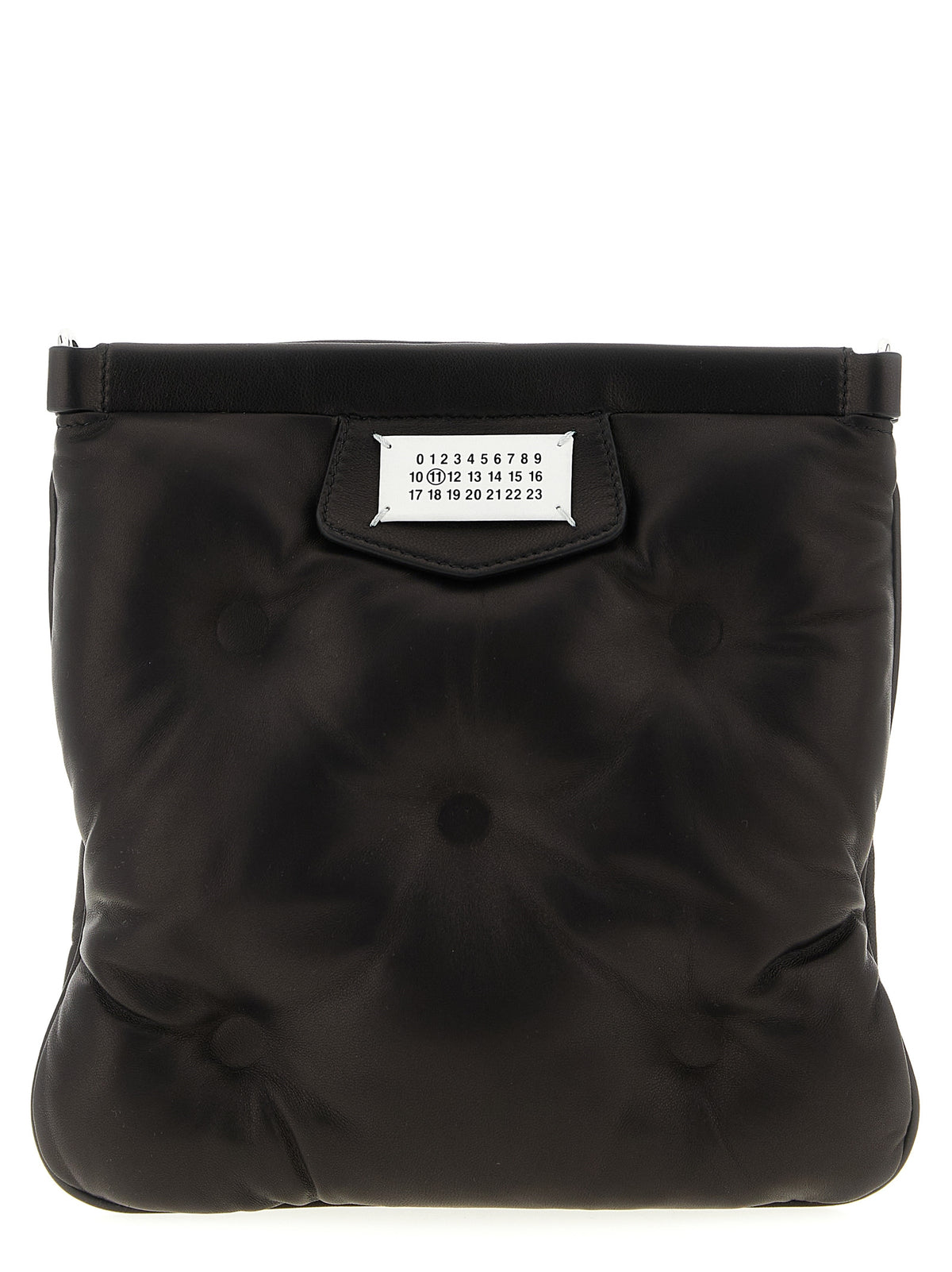 Sac bandoulière Maison Margiela noir en cuir d'agneau